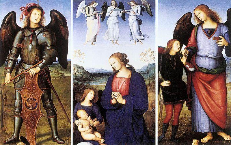 Pietro Perugino Polyptych of Certosa di Pavia oil painting image